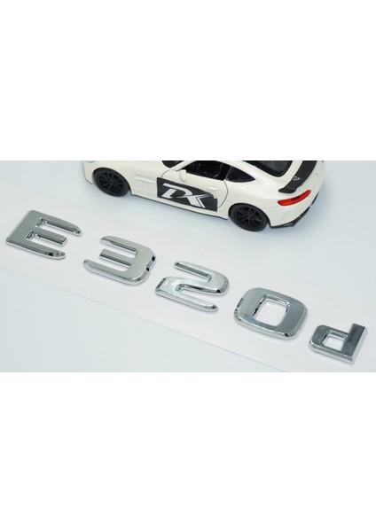 E320D Bagaj Krom Abs 3m 3D Yazı Logo Benz Ile Uyumlu