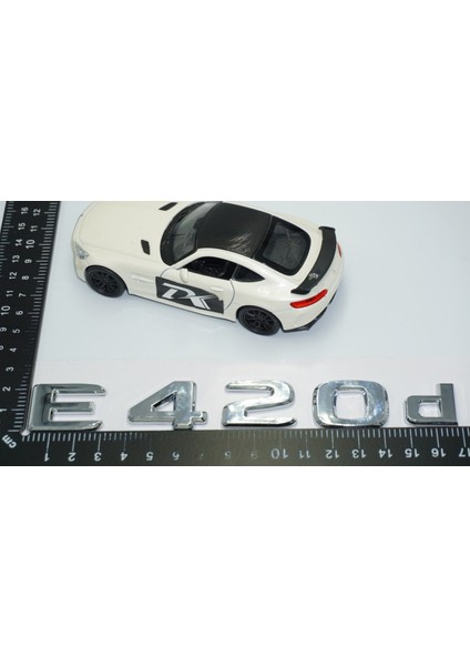 E420D Bagaj Krom Abs 3m 3D Yazı Logo Benz Ile Uyumlu
