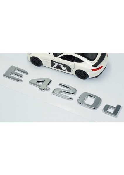 E420D Bagaj Krom Abs 3m 3D Yazı Logo Benz Ile Uyumlu