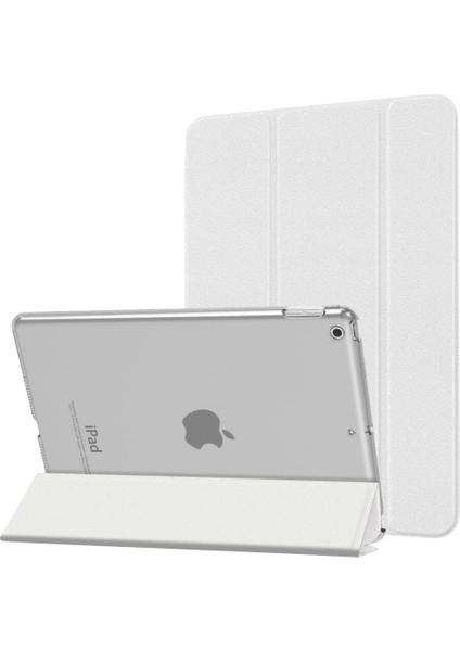 Apple iPad 8. Nesil (2020) 10.2 Yatay Standlı Uyku Modlu Basic Arkası Sert Smart Kılıf A2270 A2428 A2429 A2430