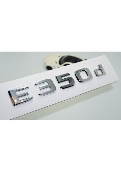 E350D Bagaj Krom Abs 3m 3D Yazı Logo Benz Ile Uyumlu
