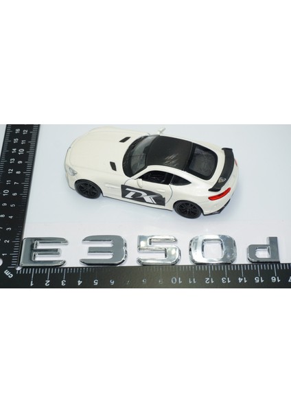 E350D Bagaj Krom Abs 3m 3D Yazı Logo Benz Ile Uyumlu