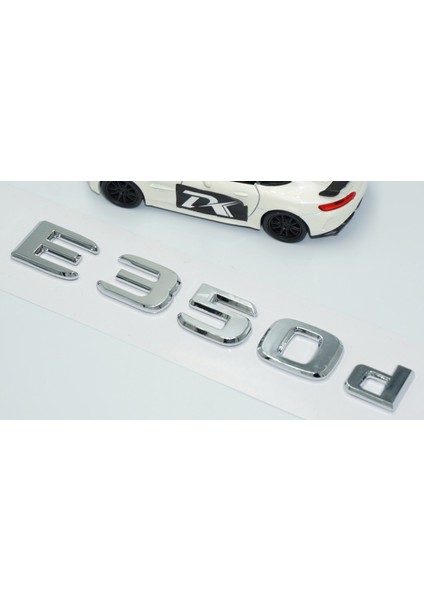 E350D Bagaj Krom Abs 3m 3D Yazı Logo Benz Ile Uyumlu