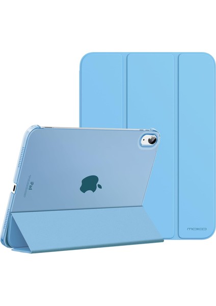 Apple Air 4. Nesil (2020) 10.9 Yatay Standlı Uyku Modlu Basic Arkası Sert Smart Kılıf ve Ekran Koruyucu A2316 A2324 A2325 A2072
