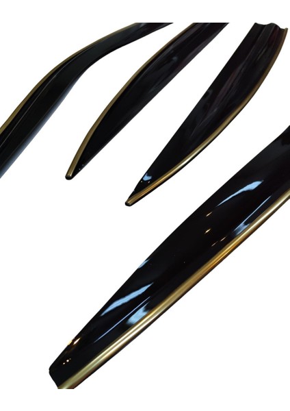 Honda Civic Fb7 2012-2016 Arası Gold Kromlu Cam Rüzgarlığı