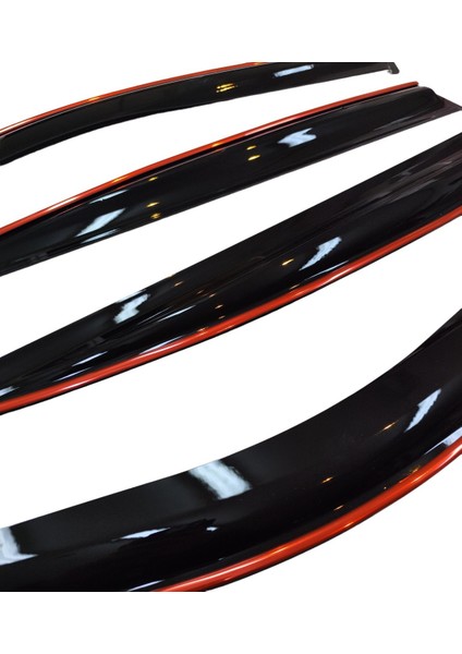 Volkswagen Golf 6 Kırmızı Kromlu Cam Rüzgarlığı 2008-2012 Arası modelleri