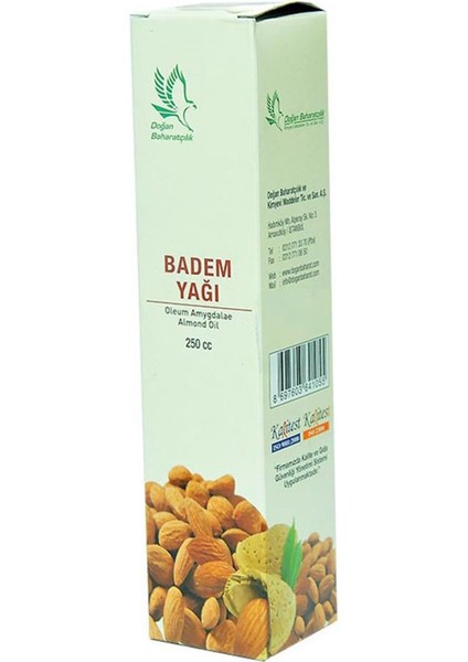 Badem Yağı 250 cc ml Doğal