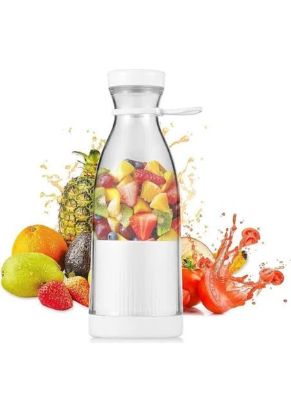 Taşınabilir 350 ml Blender Mini Meyve Karıştırıcı Milkshake Işlevli Blander Smothie (Mika)