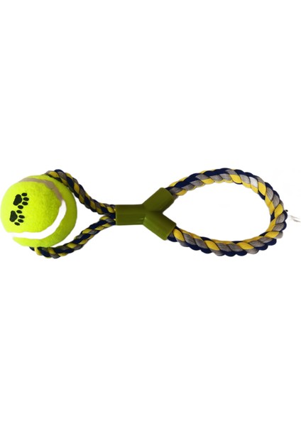 LISINYA205 Tenis Toplu Y Şekilli Köpek Oyuncağı 7-27 cm Mavi