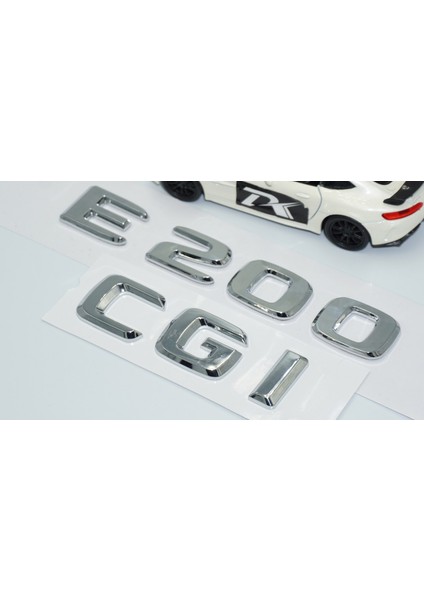 E200 Cgi Bagaj Krom Abs 3m 3D Yazı Logo Benz Ile Uyumlu