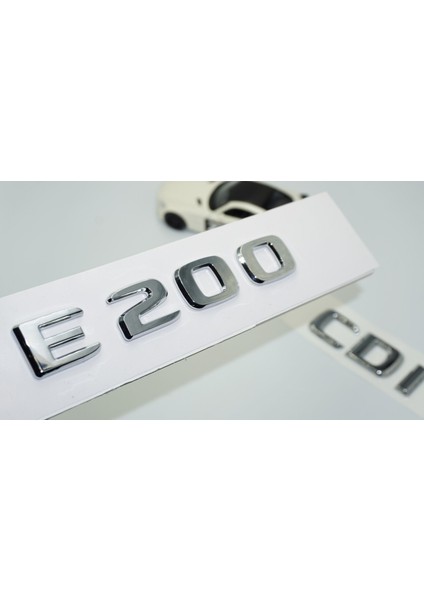 E200 Cdi Bagaj Krom Abs 3m 3D Yazı Logo Benz Ile Uyumlu