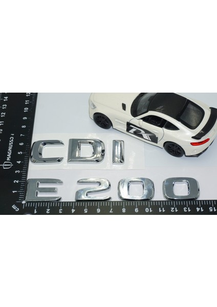 E200 Cdi Bagaj Krom Abs 3m 3D Yazı Logo Benz Ile Uyumlu