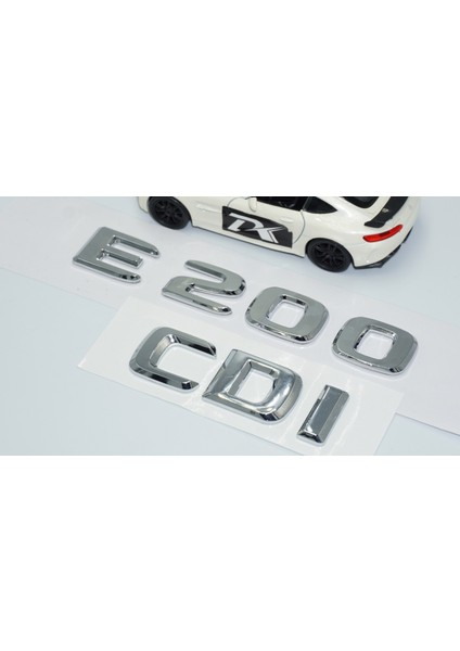 E200 Cdi Bagaj Krom Abs 3m 3D Yazı Logo Benz Ile Uyumlu