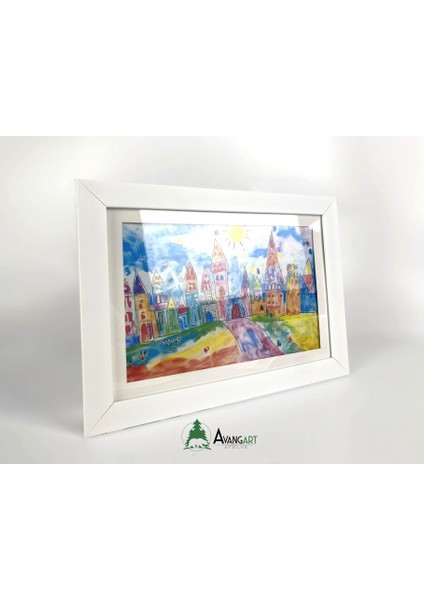 Çocuk Sanat Çerçevesi, Katlanır Resim Çerçevesi Beyaz A4 fiyatları