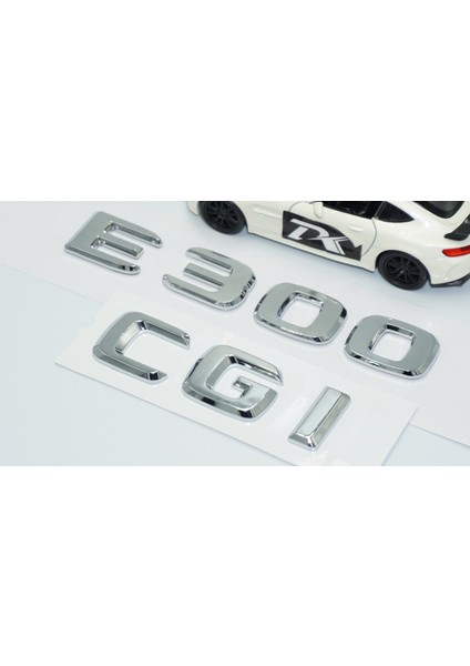 E300 Cgi Bagaj Krom Abs 3m 3D Yazı Logo Benz Ile Uyumlu fırsatları