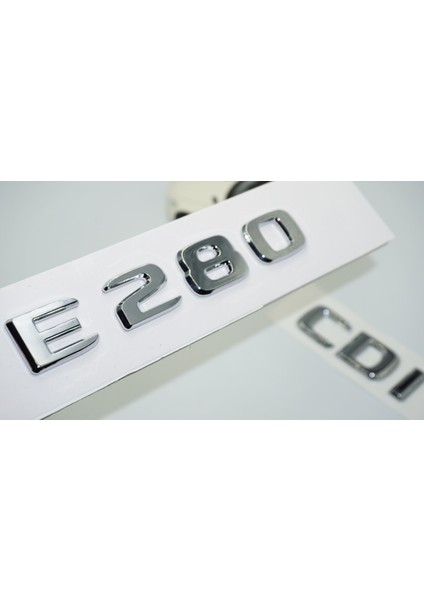 E280 Cdi Bagaj Krom Abs 3m 3D Yazı Logo Benz Ile Uyumlu