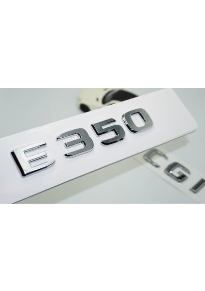 E350 Cgi Bagaj Krom Abs 3m 3D Yazı Logo Benz Ile Uyumlu