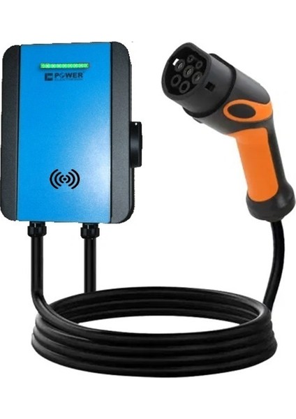 ELEKTRONİK SHOP | PWR33 HOME-EVC-11 kW WALLBOX - 5 MT KABLO ÇIKIŞLI ELEKTRİKLİ ARAÇ ŞARJ CİHAZI