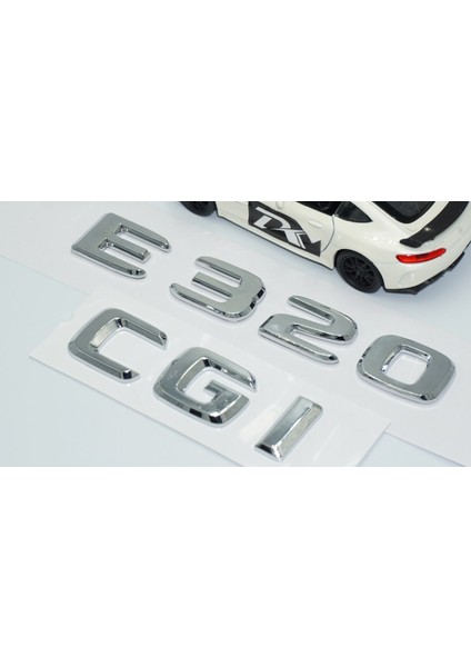 E320 Cgi Bagaj Krom Abs 3m 3D Yazı Logo Benz Ile Uyumlu fırsatları