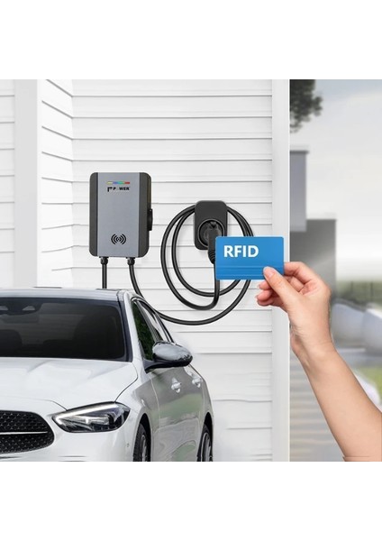 ELEKTRONİK SHOP | PWR33 HOME-EVC-22 kW WALLBOX - 5 MT KABLO ÇIKIŞLI ELEKTRİKLİ ARAÇ ŞARJ CİHAZI