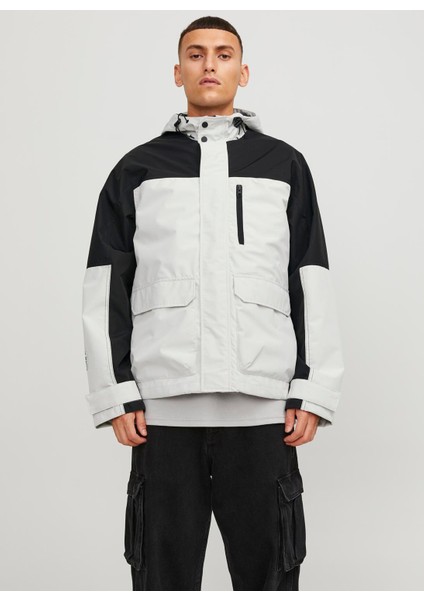 Jack & Jones Jcohike Light Erkek Gri Mont 12253569-Marshmallow