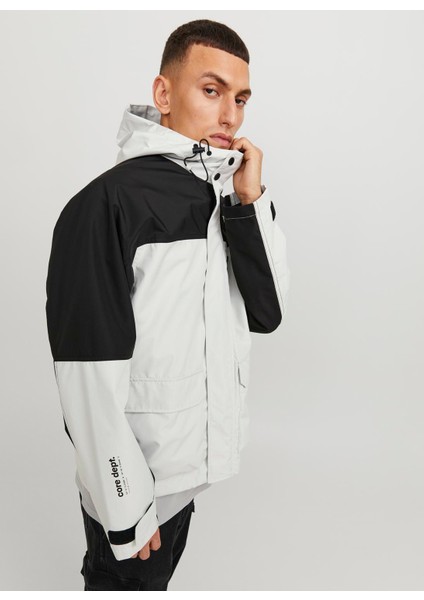 Jack & Jones Jcohike Light Erkek Gri Mont 12253569-Marshmallow