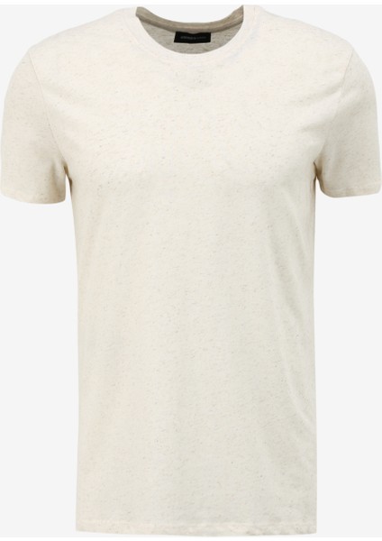 Açık Bej Erkek T-Shirt 4A4824200020