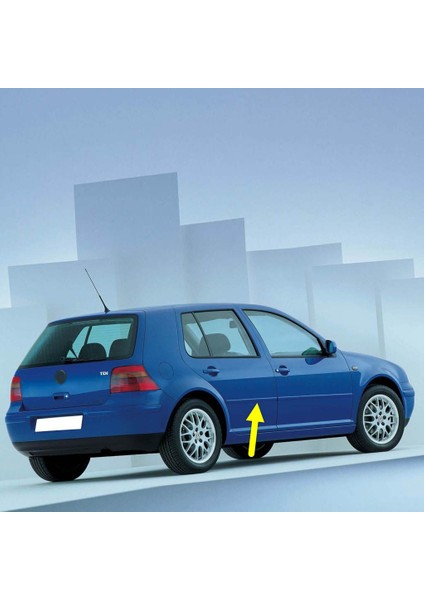 Vw Golf 4 1998-2004 Sağ Arka Kapı Çıtası Boyanır Tip 1J4853754B