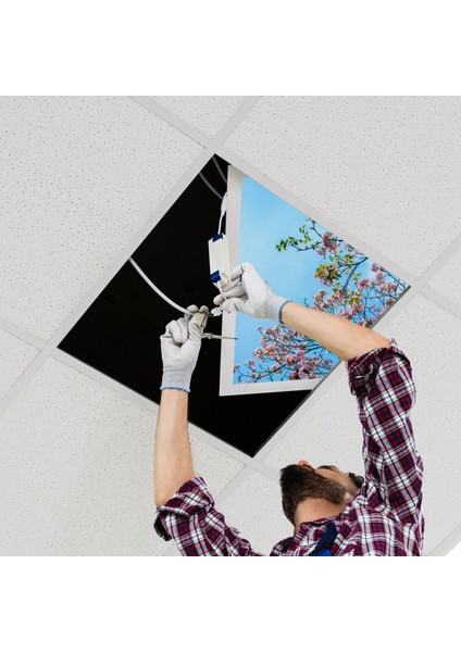 60X60 LED Panel Aydınlatma Armatür Avize Sıva Altı Desenli Tekli 46510168SA