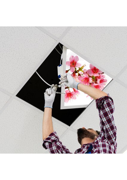 60X60 LED Panel Aydınlatma Armatür Avize Sıva Altı Desenli Tekli 46510170SA
