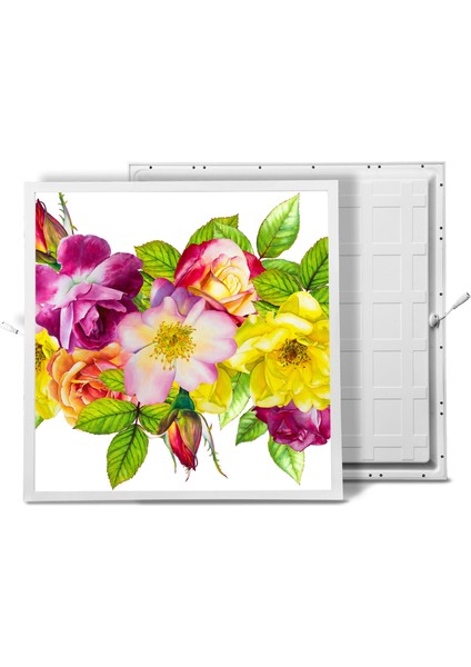 60X60 LED Panel Aydınlatma Armatür Avize Sıva Altı Desenli Tekli 46510223SA