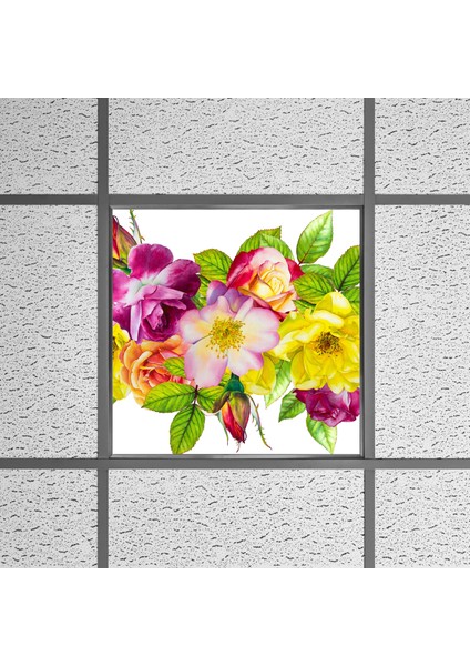 60X60 LED Panel Aydınlatma Armatür Avize Sıva Altı Desenli Tekli 46510223SA
