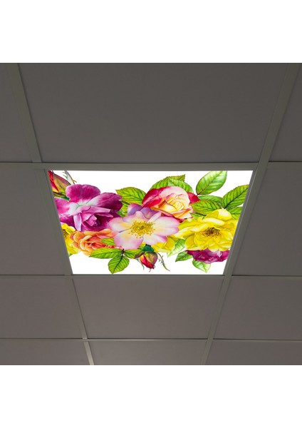 60X60 LED Panel Aydınlatma Armatür Avize Sıva Altı Desenli Tekli 46510223SA