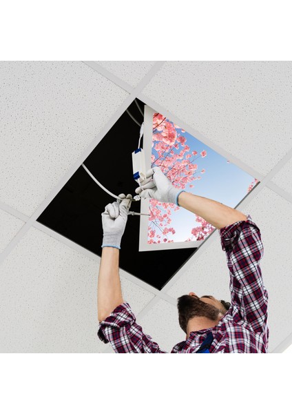 60X60 LED Panel Aydınlatma Armatür Avize Sıva Altı Desenli Tekli 46510289SA