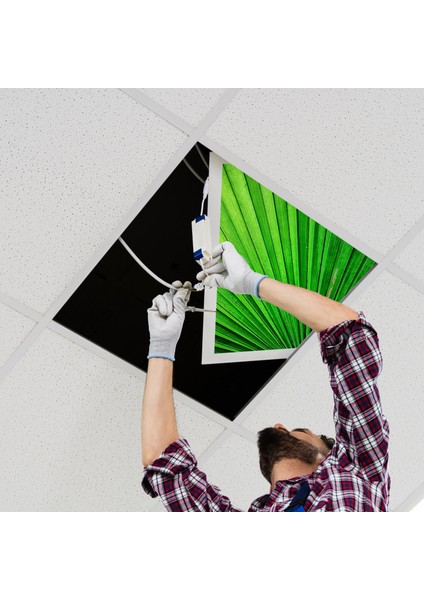60X60 LED Panel Aydınlatma Armatür Avize Sıva Altı Desenli Tekli 46510333SA