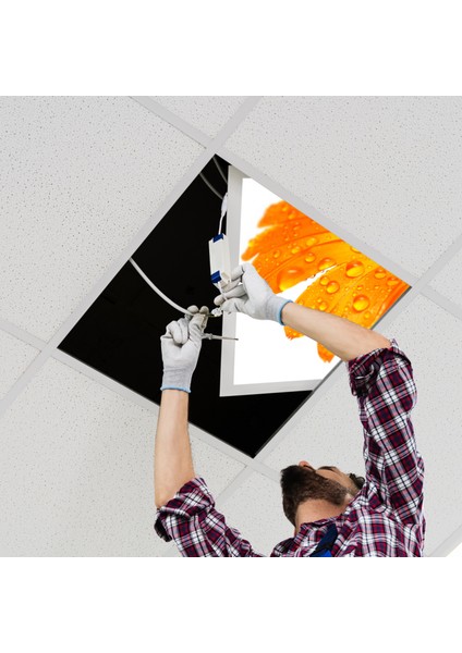 60X60 LED Panel Aydınlatma Armatür Avize Sıva Altı Desenli Tekli 46510326SA