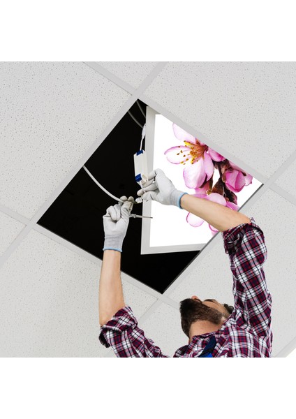 60X60 LED Panel Aydınlatma Armatür Avize Sıva Altı Desenli Tekli 46510169SA