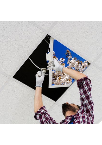 60X60 LED Panel Aydınlatma Armatür Avize Sıva Altı Desenli Tekli 46510206SA