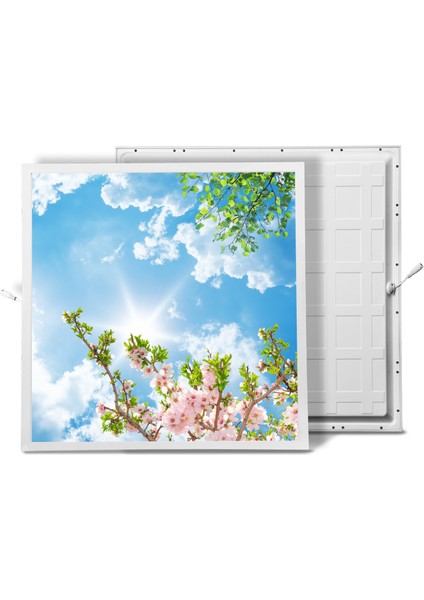 60X60 LED Panel Aydınlatma Armatür Avize Sıva Altı Desenli Tekli 46510302SA