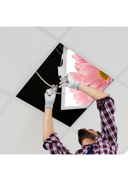 60X60 LED Panel Aydınlatma Armatür Avize Sıva Altı Desenli Tekli 46510270SA