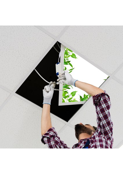 60X60 LED Panel Aydınlatma Armatür Avize Sıva Altı Desenli Tekli 46510329SA