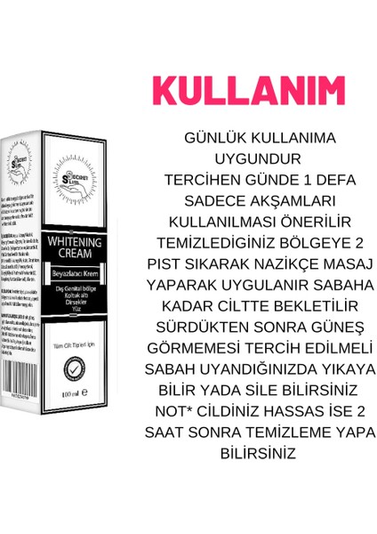 Krem Dış Genital Bölge Koltuk Altı Diz Dirsek Iç Bacak Cilt Yüz Bikini Bölgesi