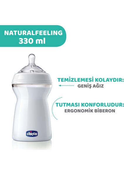 Naturalfeeling Pp Biberon 6 Ay+ 330 ml Yenidesenli