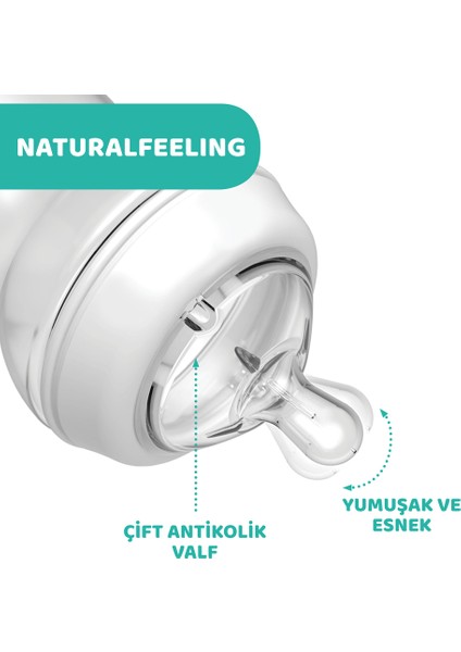 Naturalfeeling Pp Biberon 6 Ay+ 330 ml Yenidesenli