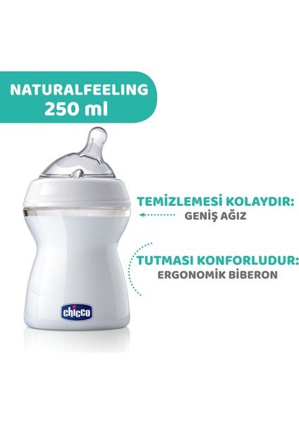 NaturalFeeling Biberon 2 Ay+ 250 ml