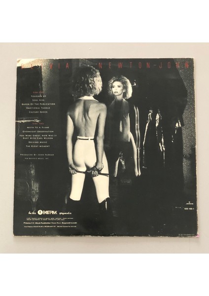 Balet Plak Olivia Newton John Soul Kiss Lp Plak (Orjinal 1985 Dönem Türk Baskı)