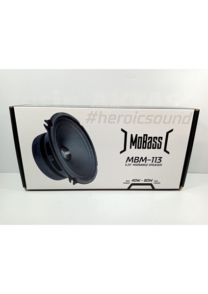 13CM Midrange – Mobass MBM-113 Midrange Hoparlör – Prof Midrange 13CM