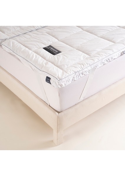 %100 Pamuk Yün 4 Mevsim 2'ye Ayrılabilen Topper 160x200 cm - Nature Pro Comfort Serisi