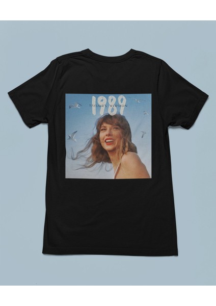 1989 Taylor Version Yazılı Tshirt, Unisex Oversize 1989 Taylor Version Sırt Baskılı Tişört