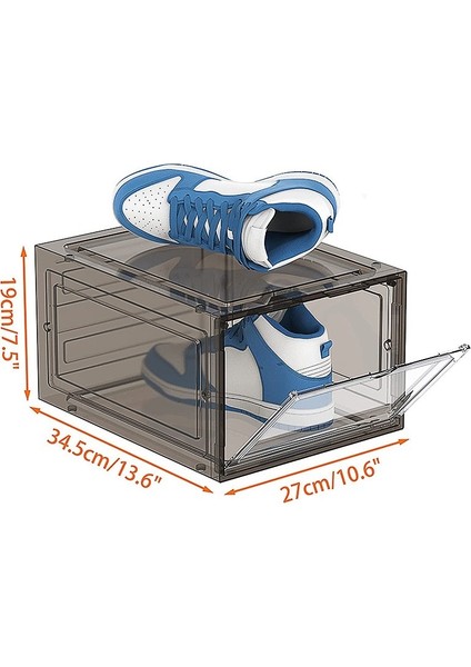 Ayakkabı Kutusu Saklama Kalınlaşmış Sert Plastik Erkek Ayakkabı Teşhir Kutusu (Yurt Dışından)
